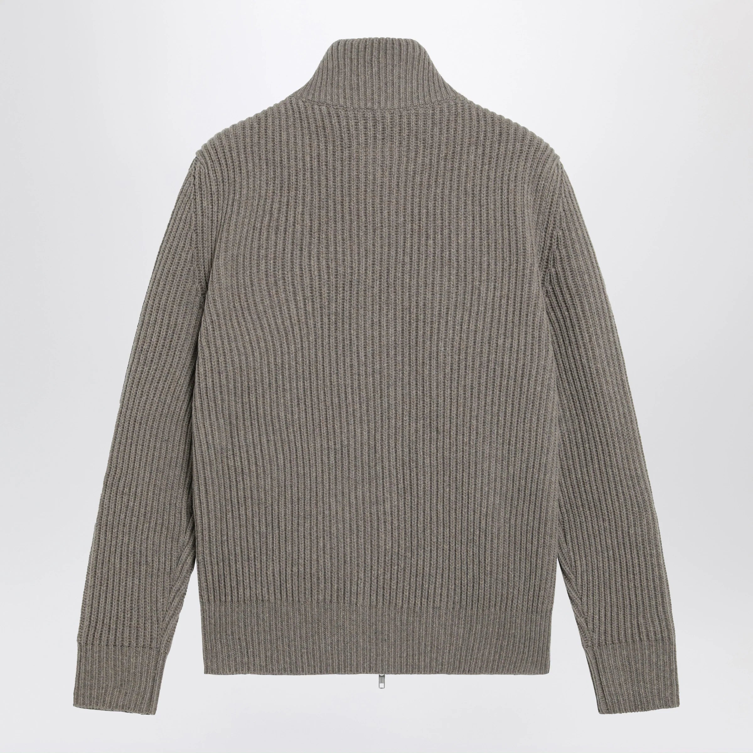 MM6 Maison Margiela Beige mélange wool cardigan