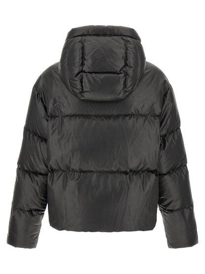 Mm6 Maison Margiela Lacquered Finish Down Jacket