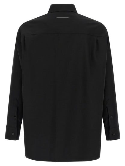 Mm6 Maison Margiela Jacquard Label Shirt