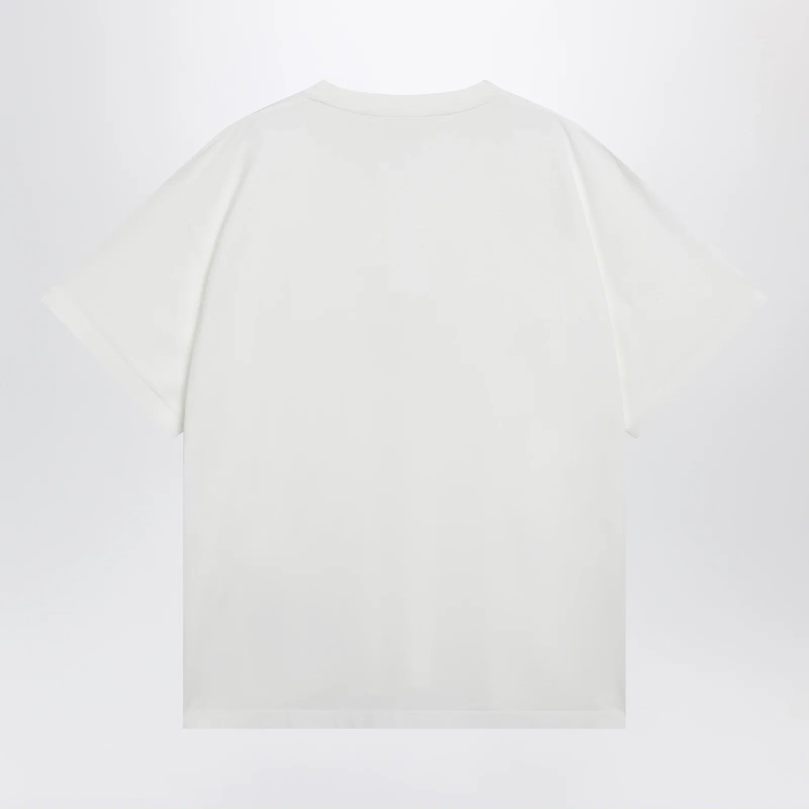 MM6 Maison Margiela White cotton T-shirt with Numeric logo