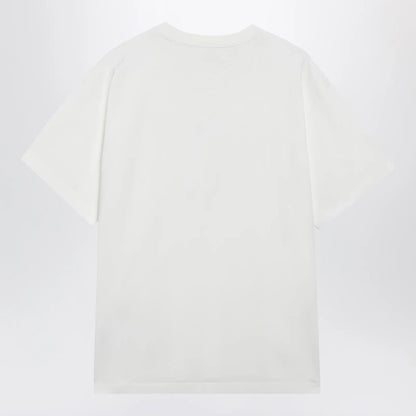 MM6 Maison Margiela White T-shirt with logo print