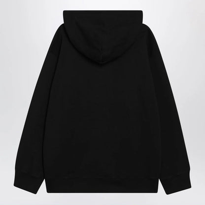 MM6 Maison Margiela Black Numeric cotton hoodie