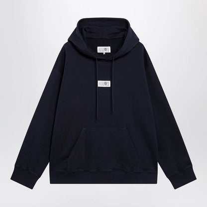 MM6 Maison Margiela Navy blue cotton hoodie