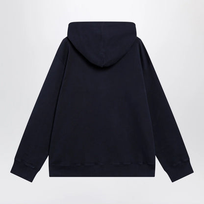 MM6 Maison Margiela Navy blue cotton hoodie