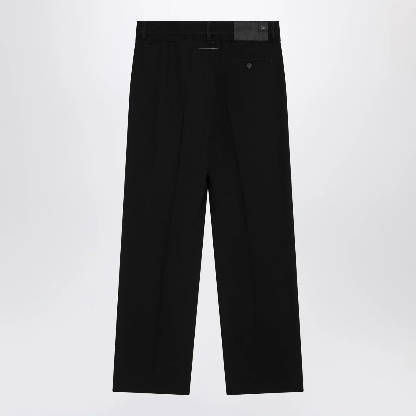 MM6 Maison Margiela Black wool-blend trousers