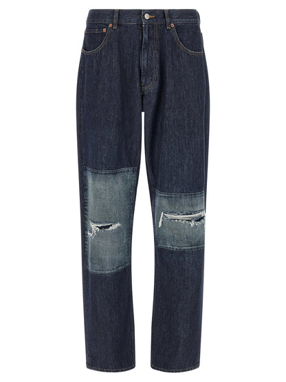 Mm6 Maison Margiela Patchwork Insert Jeans