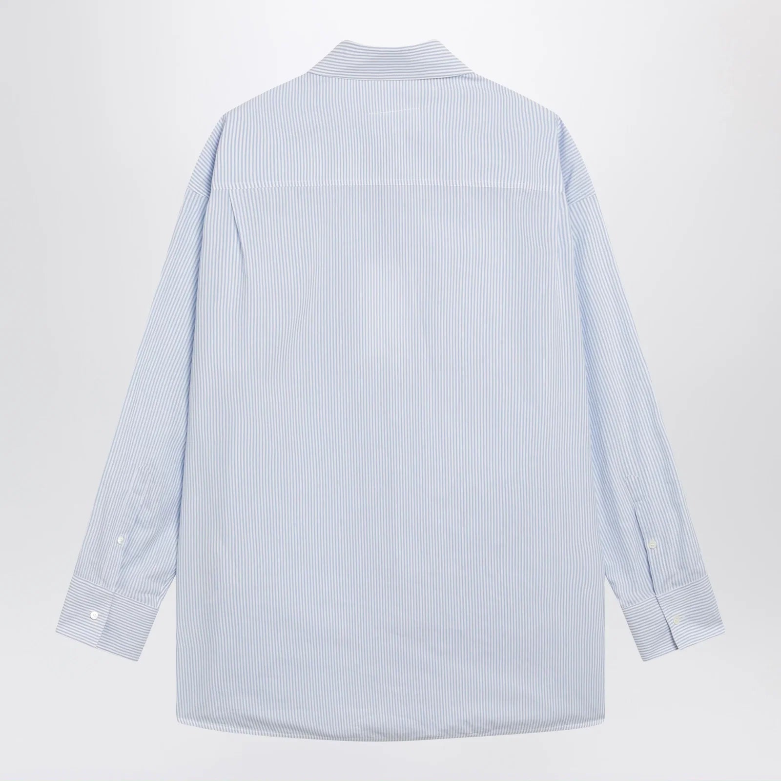 MM6 Maison Margiela White/light blue striped cotton shirt