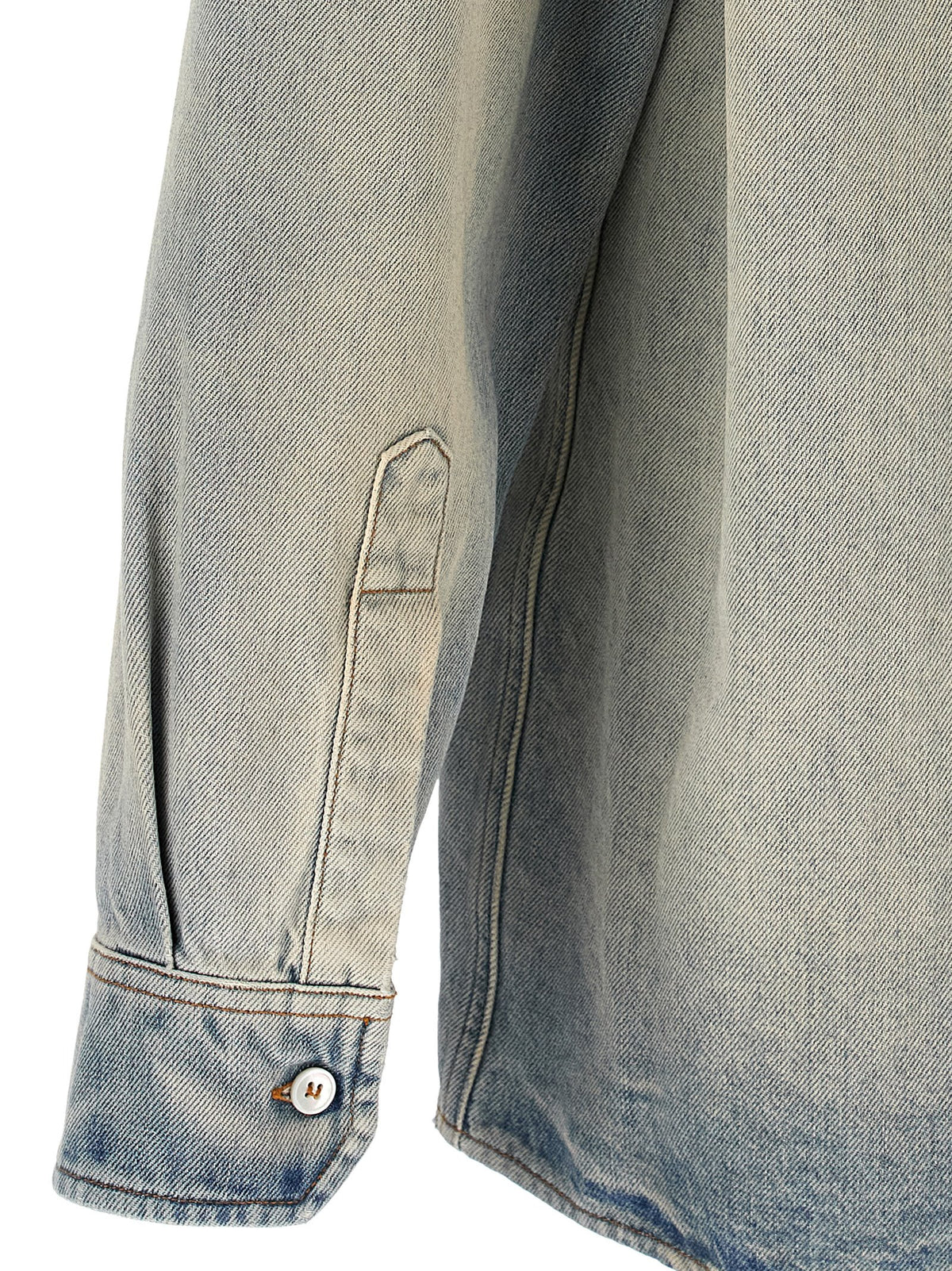 Mm6 Maison Margiela Numeric Signature Mm6 Denim Shirt