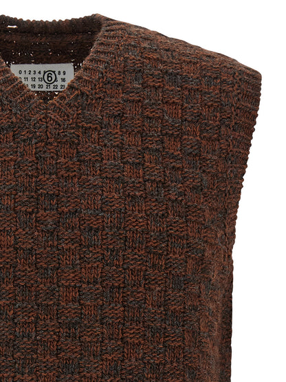 Mm6 Maison Margiela Knitted Vest