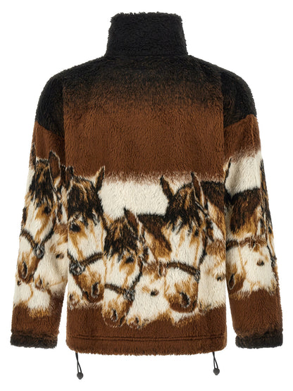Mm6 Maison Margiela Graphic Print Sweatshirt