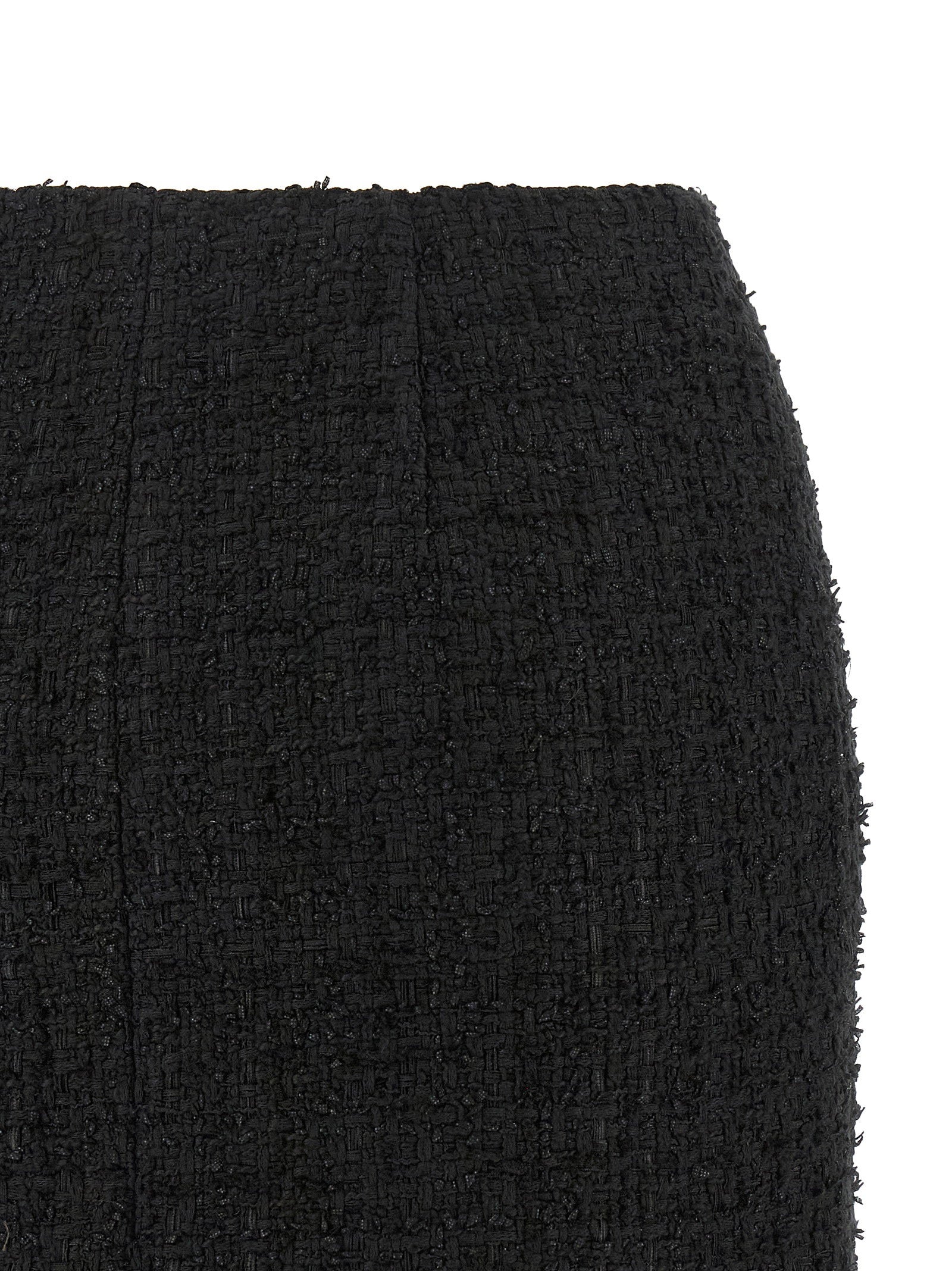 Balmain Embossed Button Detail Miniskirt
