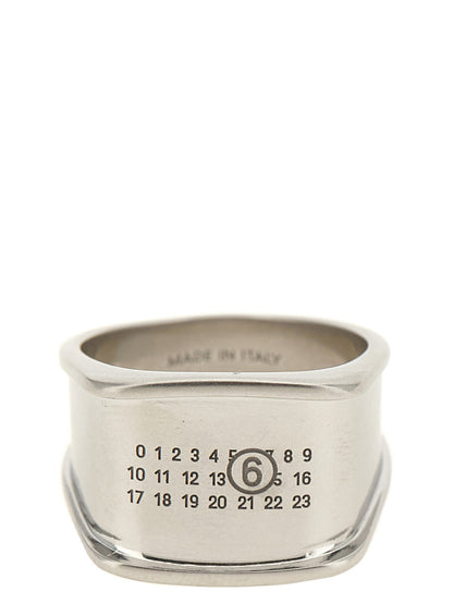 Mm6 Maison Margiela Numeric Logo Ring