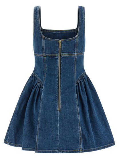 Self-Portrait Denim Mini Dress