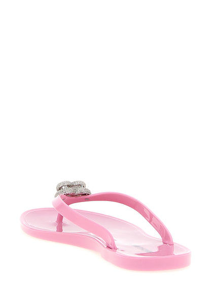 Mach & Mach Double Heart Sandals