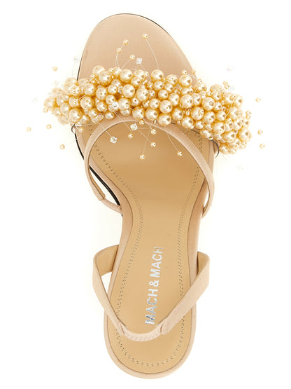Mach & Mach Floating Pearl Sandals