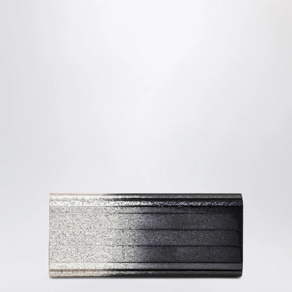 Jimmy Choo Black/Champagne Sweetie Dégradé Glitter Fabric Clutch