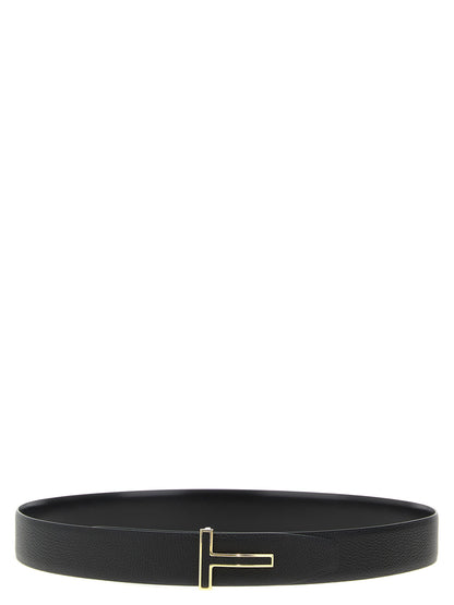 Tom Ford Logo Buckle Reversible Belt