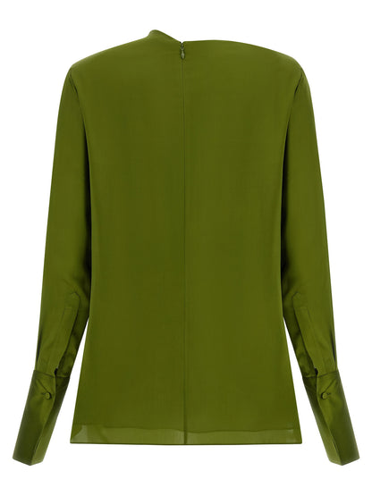 Tom Ford Draped Neck Blouse