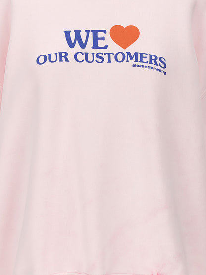Alexander Wang We Love Our Customers Sweatshirt