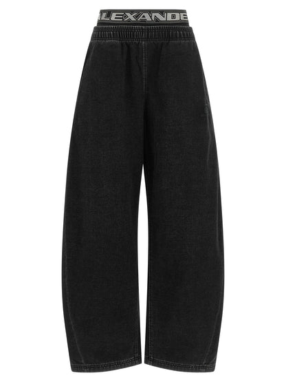 Alexander Wang Denim Pants With Elastic