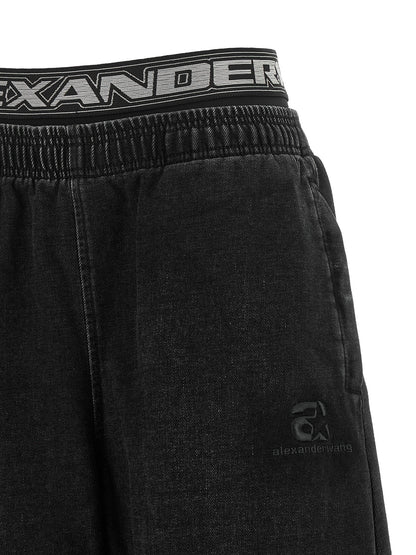 Alexander Wang Denim Pants With Elastic