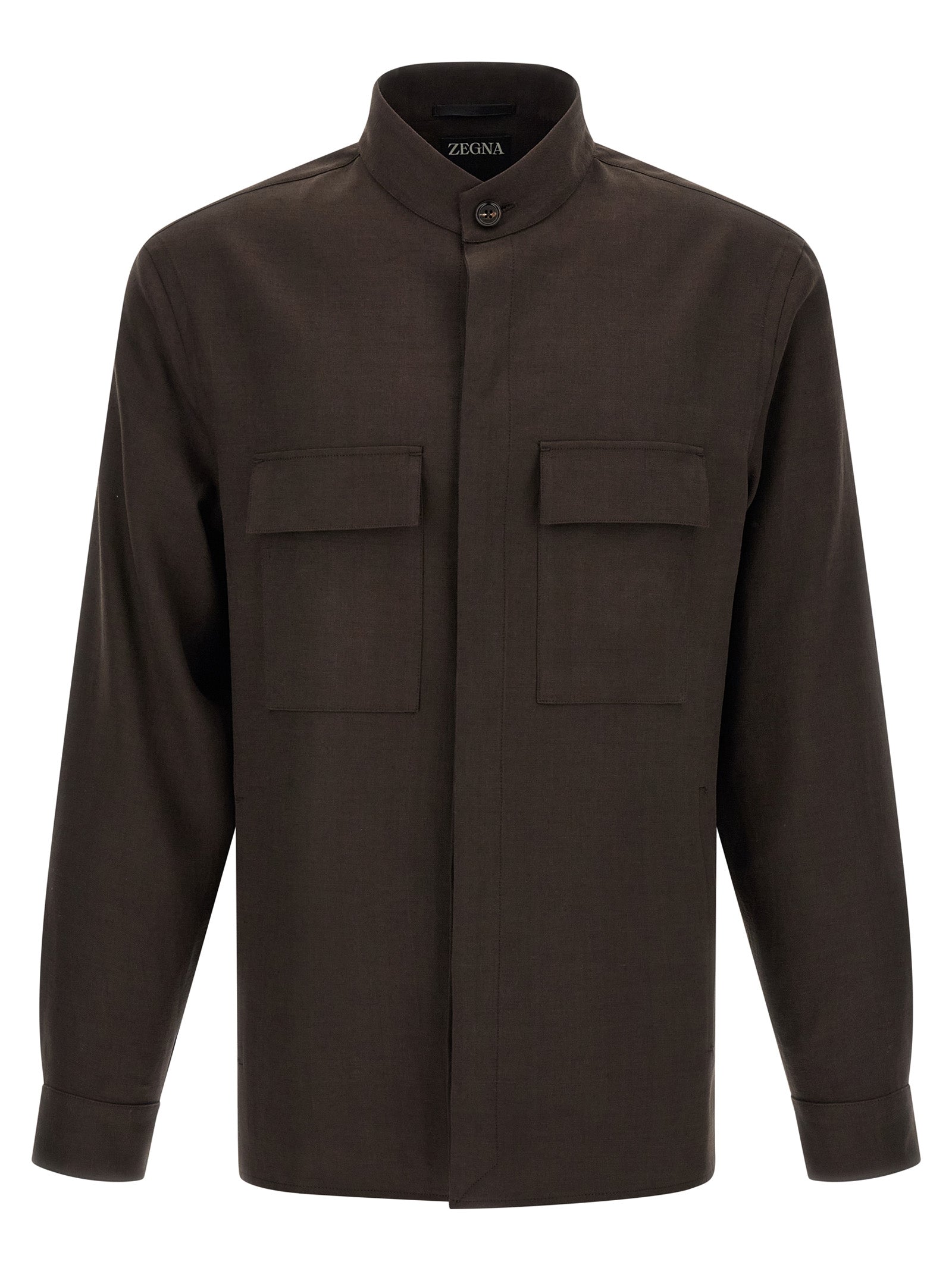 Zegna Oasi Lino Overshirt