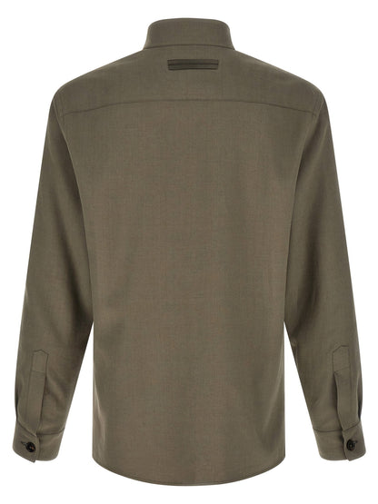 Zegna Oasi Lino Overshirt