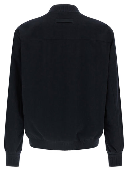 Zegna Oasis Cashmere Bomber Jacket