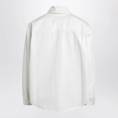 Cream Ami de Coeur shirt by Ami Paris