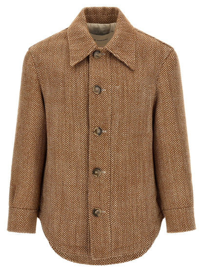 Ami Paris Chevron Wool Overshirt