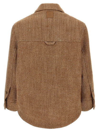 Ami Paris Chevron Wool Overshirt