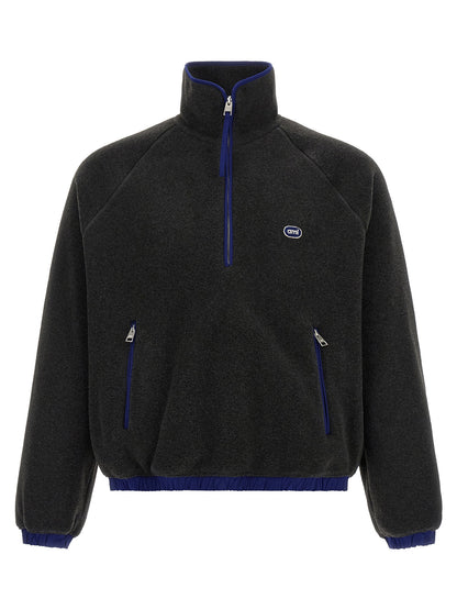 Ami Paris Carbon Grey Vareuse Sweatshirt