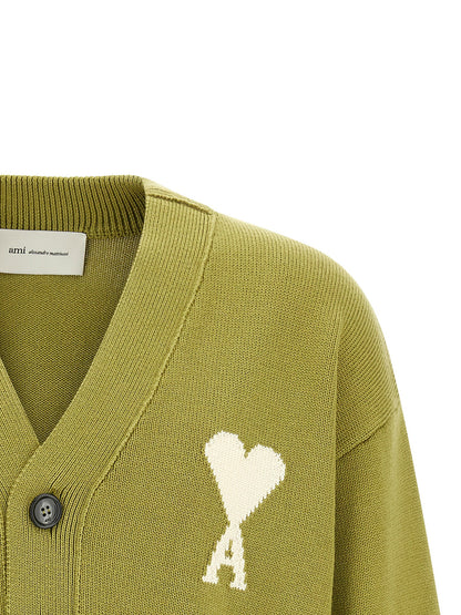 Ami Paris Ami De Coeur Cardigan