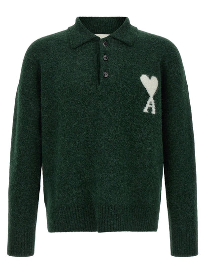 Ami Paris Ami De Coeur Polo Shirt