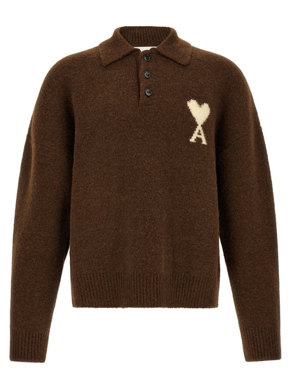 Ami Paris Ami De Coeur Polo Shirt