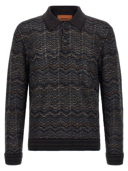 Missoni Knitted Polo Shirt