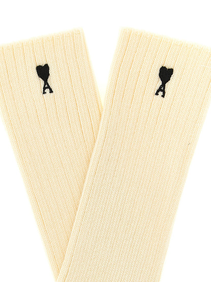 Ami Paris Ami De Coeur Socks