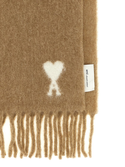 Ami Paris Ami De Coeur Scarf