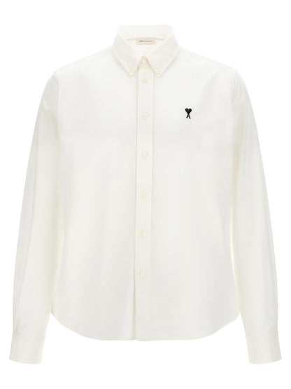 Ami Paris Ami De Coeur Oxford Cotton Shirt