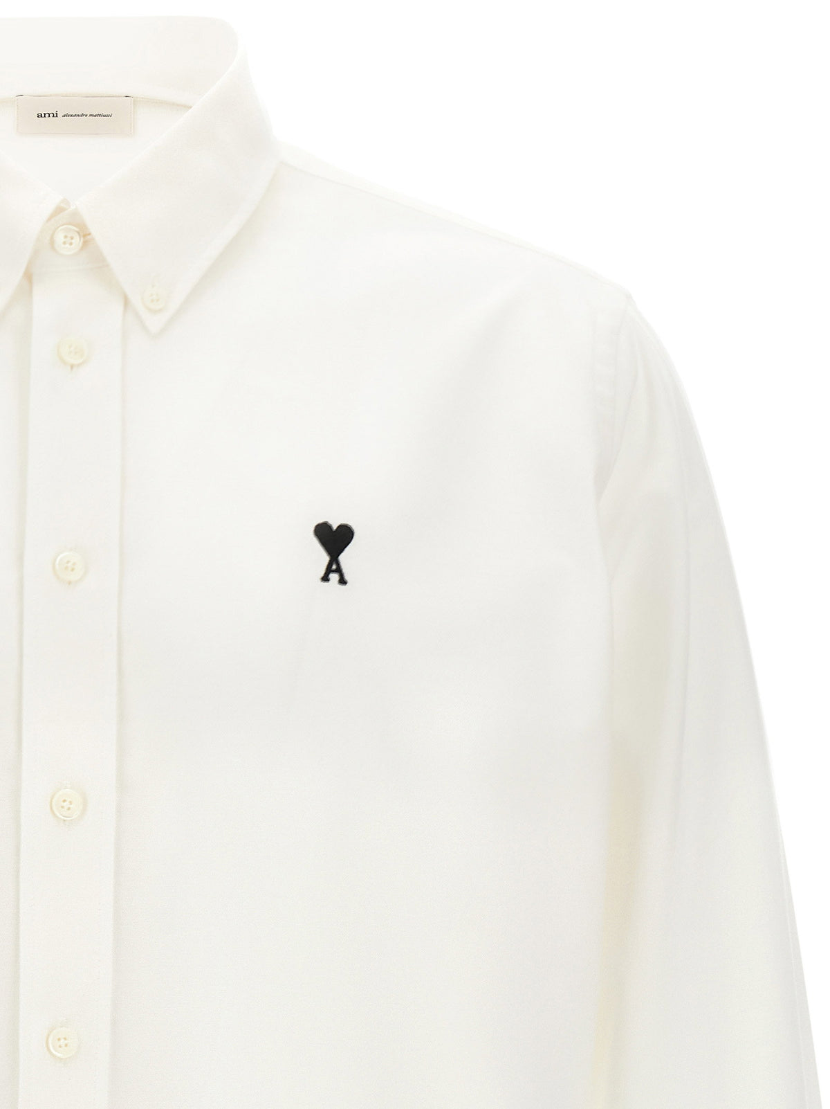 Ami Paris Ami De Coeur Oxford Cotton Shirt