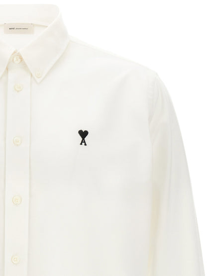 Ami Paris Ami De Coeur Oxford Cotton Shirt