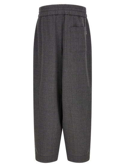 Ami Paris Mélange Wool Pants