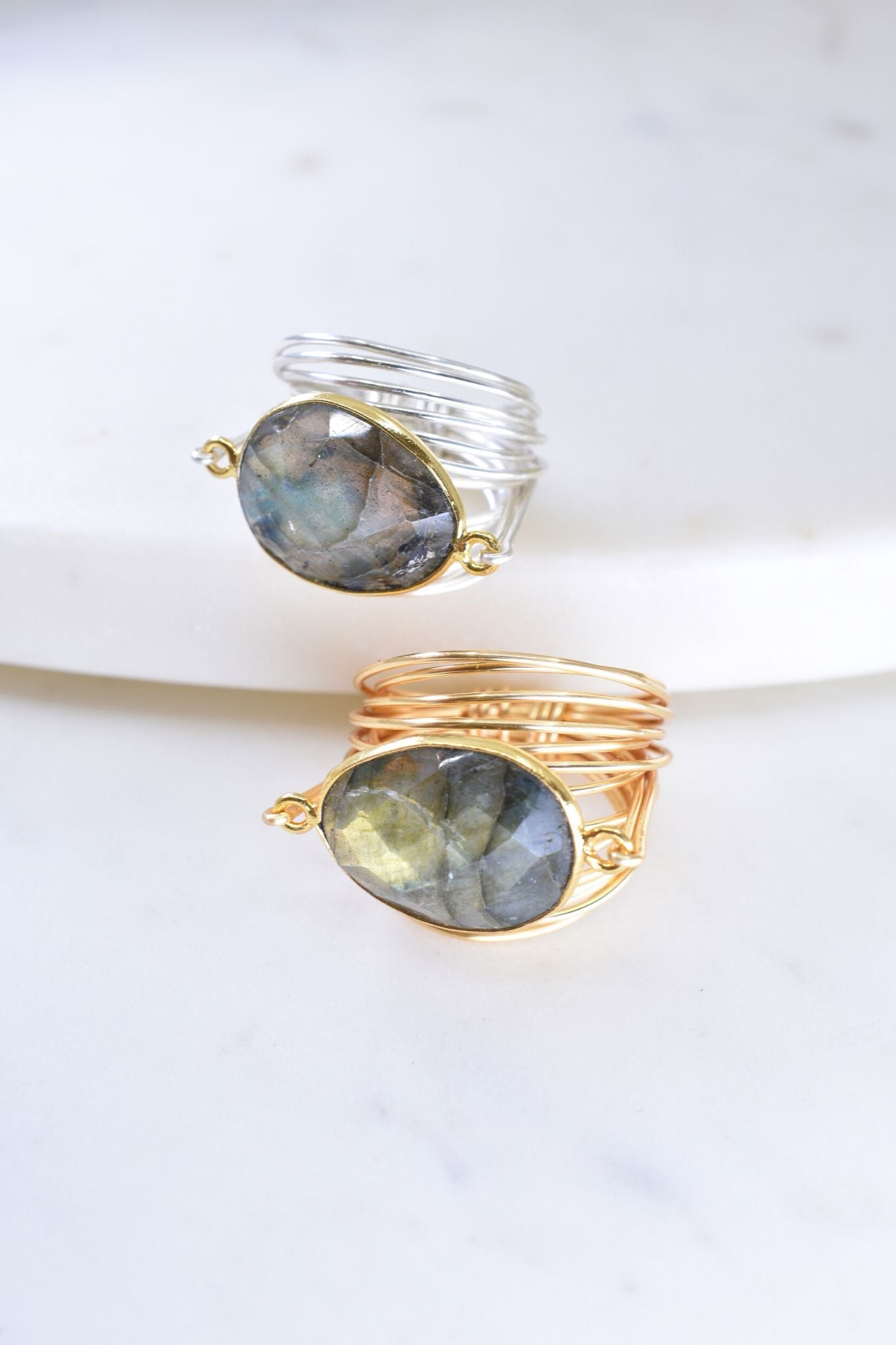 Torrey Ring with Labradorite