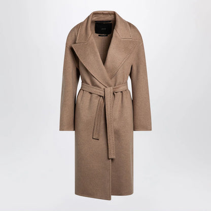 Max Mara Atelier Beige deconstructed cashmere coat