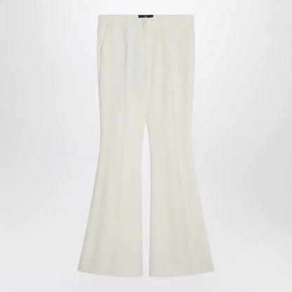 ETRO Flared trousers in ivory viscose