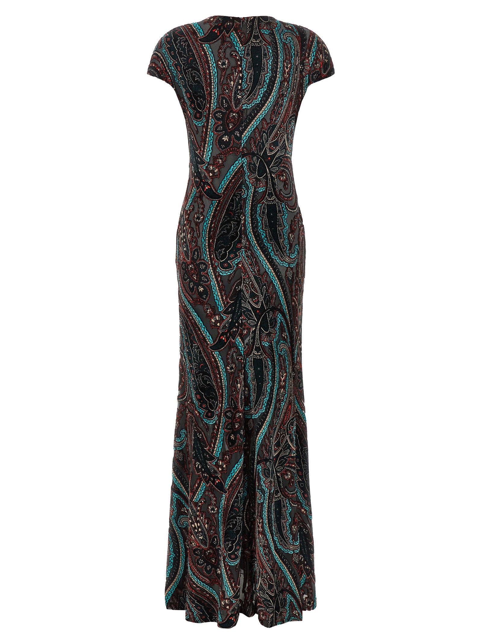 Etro Devoré Velvet Dress