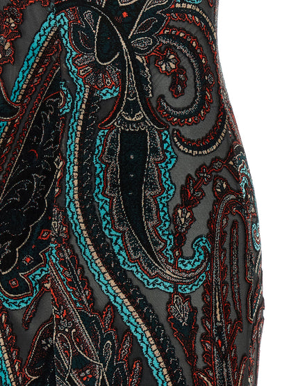 Etro Devoré Velvet Dress