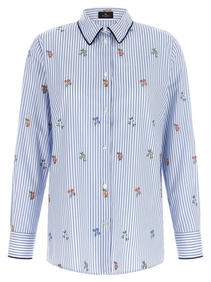 Etro Floral Embroidery Shirt