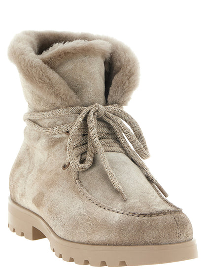 Santoni Suede Ankle Boots