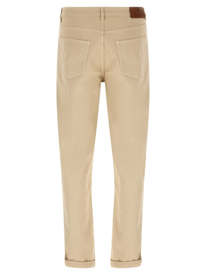 Brunello Cucinelli Coat Of Arms Embroidery Jeans